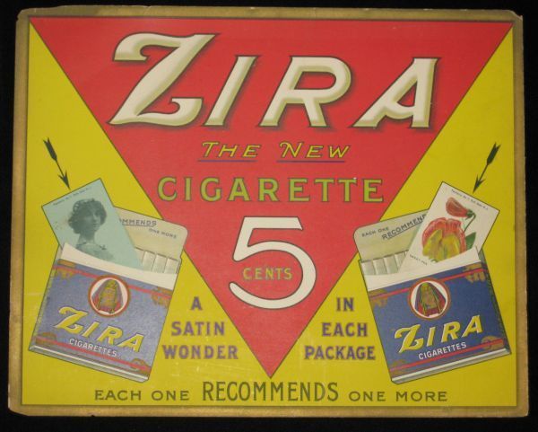 AP 1910 Zira Cigarettes Silks